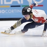 　滑走する宮田将吾＝１１月、ドルドレヒト