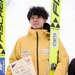 　男子で優勝した中村優斗＝ピヤシリシャンツェ