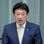 　記者会見する木原官房長官＝１６日午前、首相官邸