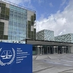 　オランダ西部ハーグにある国際刑事裁判所（ＩＣＣ）＝９月（共同）
