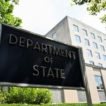 　米国務省の建物＝７月、ワシントン（ロイター＝共同）