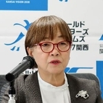 　記者会見する関経連のＤ＆Ｉ専門委員会の柿原アツ子委員長＝２４日午後、大阪市北区