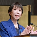 　東京都内で講演する高市首相＝２５日午後（代表撮影）