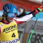 　アルペンスキーＷ杯、男子スーパー大回転で今季２勝目を挙げたマルコ・シュワルツ＝２７日、リビーニョ（ＡＰ＝共同）