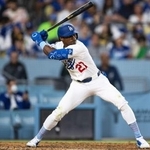 　マーリンズに移籍するドジャースの外野手ルイーズ＝７月（ＡＰ＝共同）