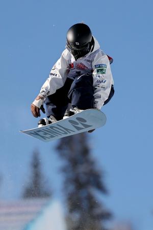 　スノーボードＷ杯女子ハーフパイプ第４戦で決勝に進んだ工藤璃星＝アスペン（ゲッティ＝共同）