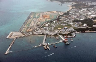 　沖縄県名護市辺野古の沿岸部＝２０２５年１１月