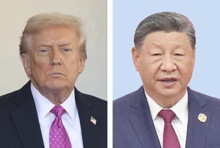 　トランプ米大統領（ゲッティ＝共同）、中国の習近平国家主席