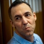 　ロシア・モスクワの裁判所に出廷したフランス人のローラン・ビナチエ氏＝２０２４年１０月（ＡＰ＝共同）