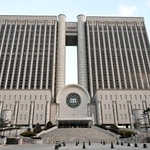 　韓国の尹錫悦前大統領の公判が開かれたソウル中央地裁＝９日、ソウル（共同）