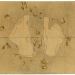 　江戸時代に描かれたとされる竹島の地図（島根県提供）