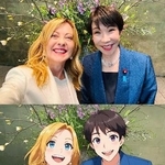 　イタリアのメローニ首相と高市早苗首相とのツーショット写真（メローニ氏のＸから、共同）