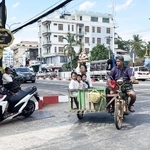 　ミャンマー中部バゴーで８０人以上のデモ隊が虐殺された現場付近＝７日（共同）