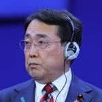 　世界経済フォーラム年次総会（ダボス会議）に出席した赤沢亮正経済産業相＝２０日、スイス東部ダボス（ロイター＝共同）