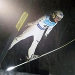 　優勝した丸山希の飛躍＝アリオンテック蔵王シャンツェ