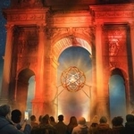 　ミラノ・コルティナ冬季五輪の組織委員会が発表したミラノの聖火台のイメージ図（組織委提供・共同）