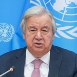 　グテレス国連事務総長（ゲッティ＝共同）