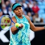 　女子シングルス２回戦でプレーする大坂なおみ＝メルボルン（ゲッティ＝共同）