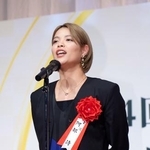 　日本スポーツ賞で大賞を受賞した柔道女子の阿部詩＝２２日、東京都内