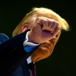 　トランプ米大統領＝２２日、スイス・ダボス（Ｋｅｙｓｔｏｎｅ提供、ＡＰ＝共同）