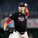 　ナショナルズのゴア＝２０２５年９月、ワシントン（ＡＰ＝共同）