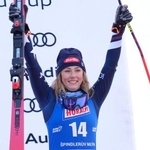 　ミラノ・コルティナ冬季五輪の米国代表に選ばれたアルペンスキー女子のミカエラ・シフリン＝２４日（ＡＰ＝共同）