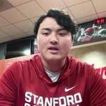 　オンラインで取材に応じる米スタンフォード大の佐々木麟太郎内野手＝２７日（共同）