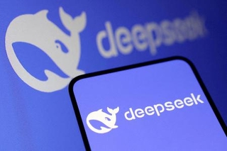 中国の新興企業「ＤｅｅｐＳｅｅｋ（ディープシーク）」のロゴ（ロイター＝共同）