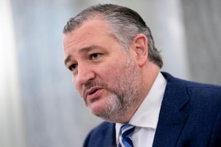 　米テキサス州選出の共和党のクルーズ上院議員＝１０日、ワシントン（ＡＰ＝共同）