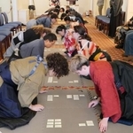 　米ワシントンで開かれた競技かるたの国際大会＝１日（共同）