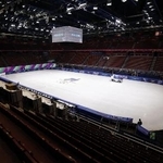 　フィギュアスケート競技が行われるミラノ・アイススケートアリーナ＝１月