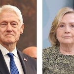 　ビル・クリントン氏、ヒラリー・クリントン氏（いずれもゲッティ＝共同）