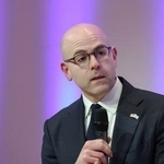 　米連邦準備制度理事会（ＦＲＢ）理事のミラン氏＝１月、アテネ（ロイター＝共同）