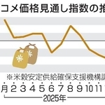 　コメ価格見通し指数の推移