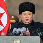 　朝鮮人民軍創建７８年となった８日、国防省を訪れた北朝鮮の金正恩朝鮮労働党総書記（朝鮮中央通信＝共同）