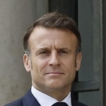 　フランスのマクロン大統領（ゲッティ＝共同）