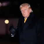 　トランプ米大統領＝９日、ワシントン（ゲッティ＝共同）