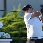 　第１ラウンド、１０アンダーで首位の久常涼＝ペブルビーチ・リンクス（共同）