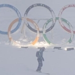 　悪天候のため延期された男子ハーフパイプ予選の会場＝１９日、リビーニョ（ＡＰ＝共同）