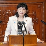 　衆院本会議で財政演説する片山財務相＝２０日午後