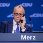 　ドイツのメルツ首相＝２０日（ゲッティ＝共同）
