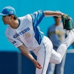 　阪神戦に先発し、４回無失点の日本ハム・達＝Ｅｎａｇｉｃ名護