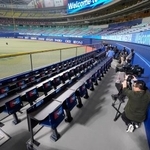 　バンテリンドームナゴヤに新設されたテラス型観客席「ホームランウイング」＝２４日