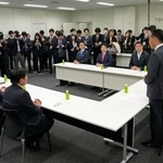 　自民党と日本維新の会が開いた「与党実務者協議会」＝２４日午後、国会