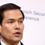 　ルビオ米国務長官＝１４日、ドイツ・ミュンヘン（ロイター＝共同）