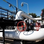 　ハンガリーにあるドルジバ・パイプラインの施設＝２０２２年５月（ロイター＝共同）