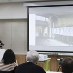 　仙台市で開かれた、震災遺構・旧大川小の校舎保存の在り方を考えるシンポジウム＝２８日午後