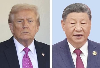 　トランプ米大統領（ゲッティ＝共同）、中国の習近平国家主席
