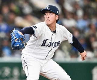 　４回無失点と好投した西武先発の隅田＝ベルーナドーム