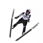 　Ｗ杯ジャンプ女子第２６戦での高梨沙羅の飛躍＝ヒンツェンバッハ（共同）